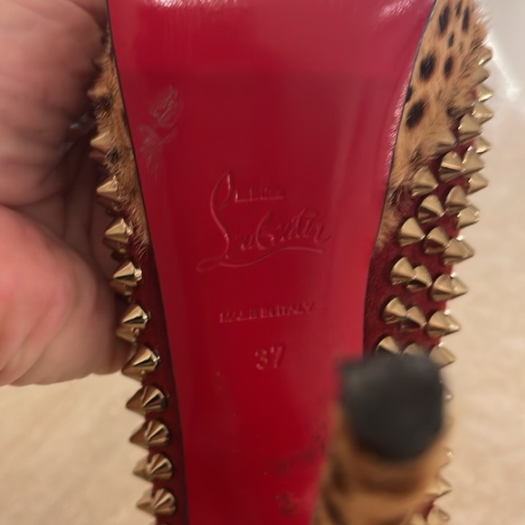 Christian Louboutin Platform Sandals Size 37. - Picture 8 of 15